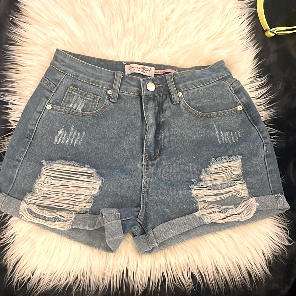 Denim Blvd. By Los Angeles woman’s ripped shorts.  size Small
